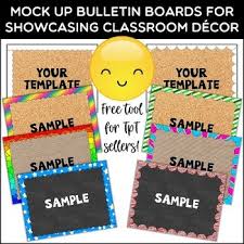 This Mock Up Bulletin Boards With Customizable Borders Resource Was Created For My Own Personal Use I Wanted To Be A Up Bulletin Board Teacher Toolkit Mocking