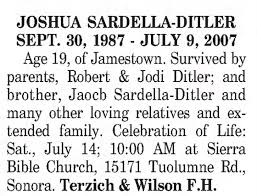 Joshua James Sardella-Ditler (1987-2007)