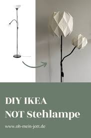 Diy Stehlampe Ikea Hack Oh Mein Jott De Ikea Stehlampe Lampe Stehlampe