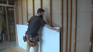 For example, ceilings must be covered in 5/8 drywall. How To Hang Drywall On Walls Youtube