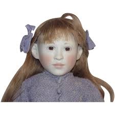 Lynne & Michael Roche Lillian Doll Wood and Porcelain LE. For Sale at Ruby  Lane