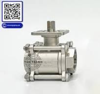 Van bi inox 304 3 thân có giá đỡ DR