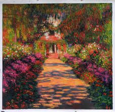 Pathway In Monet S Garden At Giverny 1902 Claude Monet Paintings Monet Art Claude Monet Art Garden Wall Art