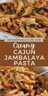 Creamy Cajun Jambalaya Pasta Recipe Jambalaya Pasta Jambalaya Pasta Recipe Cajun Jambalaya Pasta