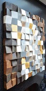 Geometric Wood Wall Art Reclaimed Wood Art Mosaic Wood Art Etsy Reclaimed Wood Art Wood Wall Art Wooden Art