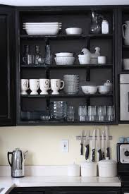 black kitchen cabinets