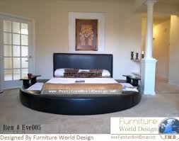 King size bed vs queen size. Queen Size Leather Round Bed With 2 Night Tables Item Eve005 Furniture World Design Http Www Amazon Com Dp B0069f59tm Ref Cm Sw R Furniture Round Beds Bed