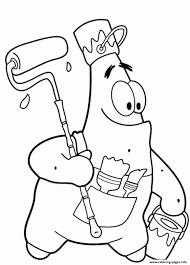 Cartoon Character Coloring Book Awesome Patrick Starfish Coloring Pages Coloring Home Spongebob Coloring Cartoon Coloring Pages Spongebob Drawings