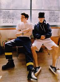 mens fashion 90s damon albarn blur band britpop