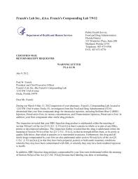 We are a natural food store with specialty foods and a large selection of vitamins. Warning Letter Ipq