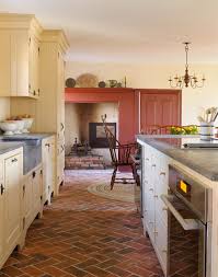 This kind of kitchen had when thinking of a modern farmhouse kitchen, i'd like to work with an open floor plan, where large meals can be prepared, while still entertaining family. Country Kitchen In Red And Cream Town Country Living