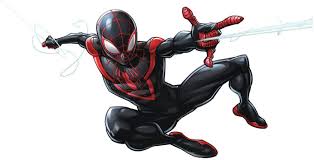 The medal hanging over the banner in miles' room looks like the deadpool logo. Roommates Spider Man Miles Morales Peel And Stick Giant Wall Decals 1 Sheet 36 5 Inches X 17 25 Inches Black Red Rmk3921gm Amazon Com