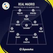 Create and share your own fifa 21 ultimate team squad. Barcelona V Real Madrid Predictions El Clasico Odds Lineups Team News
