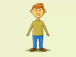 Draw two stick legs on the man. How To Draw A Cartoon Man 15 Steps With Pictures Wikihow