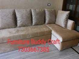 We provie wide range of sparkle sofa fabric for catering the diversified requirements of our clients. Suede Fabric L Shaped Corner Sofa Set Repairing Service In Trilokpuri Delhi Furniture Buddy Craft