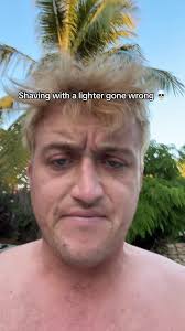 Shaving Mishap: Using a Lighter for Hair Removal