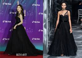 We can't wait to see what's in store for them in the. Look Bae Suzy S Baeksang Arts Awards 2021 Red Carpet Look