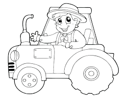 You can find more children's activities and stories for pioneer day at. Tractor And Wagon Coloring Pages Novocom Top