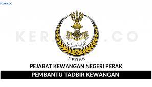 Cawangan kewangan, perolehan dan logistik. Pejabat Kewangan Negeri Perak Kerja Kosong Kerajaan