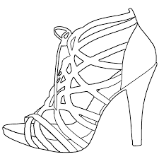 Free tennis shoes coloring pages to print enjoy coloring. High Heel Shoe Design Template Novocom Top