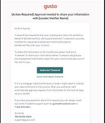 An employment authorization document ead is usually issued for at least one year. Gusto Employee Experience Using Truework For The First Time Truework