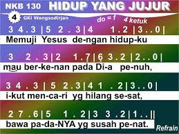 Tumpuan pengharapanku dan perisai perlindunganku. Kidungonline Com Nkb 130 Hidup Yang Jujur