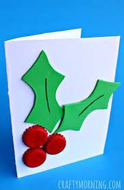 Download Bottle Cap Holly Craft Christmas Card Crafty Morning PSD Mockup Templates