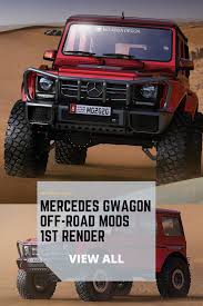 Red Mercedes G Class 4x4 Squared Mods Mercedes G Mercedes G Class G Class
