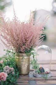 Barely There Blush A Pink Astilbe Inspired Moodboard Flowers Dusty Rose Wedding Spring Wedding Centerpieces Berry Wedding