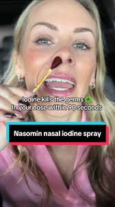 Nasomin Nasal Iodine Spray for Cold and Flu Season