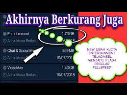 Dengan kata lain ini merupakan paket internet khusus untuk kartu simpati telkomsel ada beberapa pilihan paket gigamax dan tentunya dengan. New Ubah Kuota Entertainment Telkomsel Menjadi Flash Fullspeed Youtube