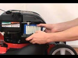 Simplicity walk behind rotary mower owner's manual with illustrated parts list. Replacing The Air Filter Snapper Lawn Mower Youtube