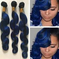Ausgehend vom oberkopf wird das haar zu den spitzen hin immer heller. Rabatt Blaue Schwarze Haare Weben 2021 Im Angebot Auf De Dhgate Com