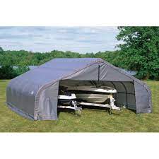 Shelterlogic 22 X 24 X 10 Ft Double Wide Canopy Carport In 2021 Canopy Outdoor Backyard Canopy Canopy
