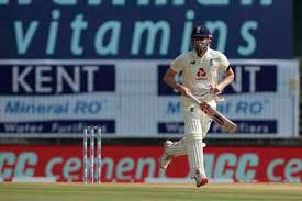 Joe root (captain) of england with tv presenter murali kartik at tv interview during day five of the first test match between india and england held at the chidambaram stadium stadium in chennai, tamil nadu, india on the 9th february 2021 photo. India Vs England 1st Test Day 1 Cricbuzz