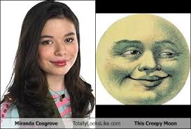 High quality miranda cosgrove gifts and merchandise. Miranda Cosgrove Totally Looks Like This Creepy Moon Totally Looks Like