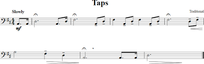 The song taps used to signal 'lights out. Taps Cello Sheet Music