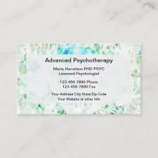 View design examples of brochures, flyers, posters, newsletters, postcards, business cards, letterheads, and more. Psychotherapy Business Cards Business Card Printing Zazzle