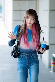 Chungha Network Kpop Hair Hair Streaks Pink Hair