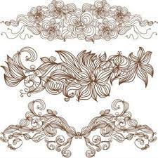 Vector graphics of seamless floral pattern. Vintage Floral Ornaments Vector Western Clip Art Free Clip Art Graphic Design Layouts