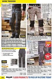 Reinforced knees just like the painter's pants earlier, this dickies' model also has double reinforced knees for added durability, as well as an opening for those who prefer working with knee pads. Screwfix Cat 128 Winter 2017 Page 650 651 Created With Publitas Com