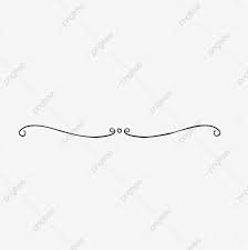 Simple Dividing Line Cartoon Hand Painted Black And White Classical Lines Retro Lines European Style Png And Vector With Transparent Background For Free Down Black And White Sketches Black And White