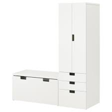 Ikea Stuva Stuva Malad Schrank Mit Banktruhe Weiss Weiss Dein Kind Kann Diesen Kleiderschrank Viele J Speicherideen Banktruhe Kleiderschrank Jugendzimmer