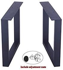 Amazon Com Mbqq Furniture Legs 15 7 Height 17 5 Wide Rustic Decory Square Tube Table Legs Heavy Duty Meta Metal Desk Legs Kitchen Table Legs Dining Table Legs