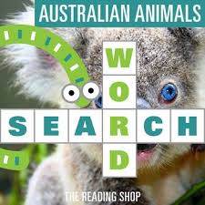 Animals Of Australia Word Search Puzzle 3 Levels Differentiated Australia Animals Australian Animals Animals