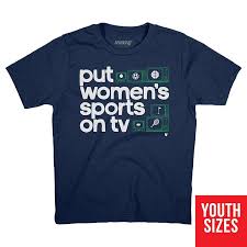 Place the picture onto the fabric so that the clear side is facing down and smooth the paper out so it's lying flush against the shirt. Put Women S Sports On Tv Shirt Breakingt