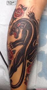 Creeping Crawling Panther Tattoo For Young