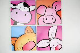 Leinwand malen ideen garte großartig garten ideas zaun garten zaun from bilder malen acryl ideen , image source: Bilder Kinderzimmer Leinwand Kuh Schwein Katze Hase Keilrahmen Bilder Kinderzimmer Kindergarten Leinwand Kinderkunst