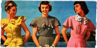 Image result for 1940's women's fashion