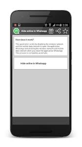 Firstly, you should go to the settings menu on your device and allow installing.apk files from unknown resources, then you could confidently install any.apk files from apkflame.com! Hide Online In Whatsapp Hide Online In Whatsapp 1 10 Apk Download Android Tools Apps